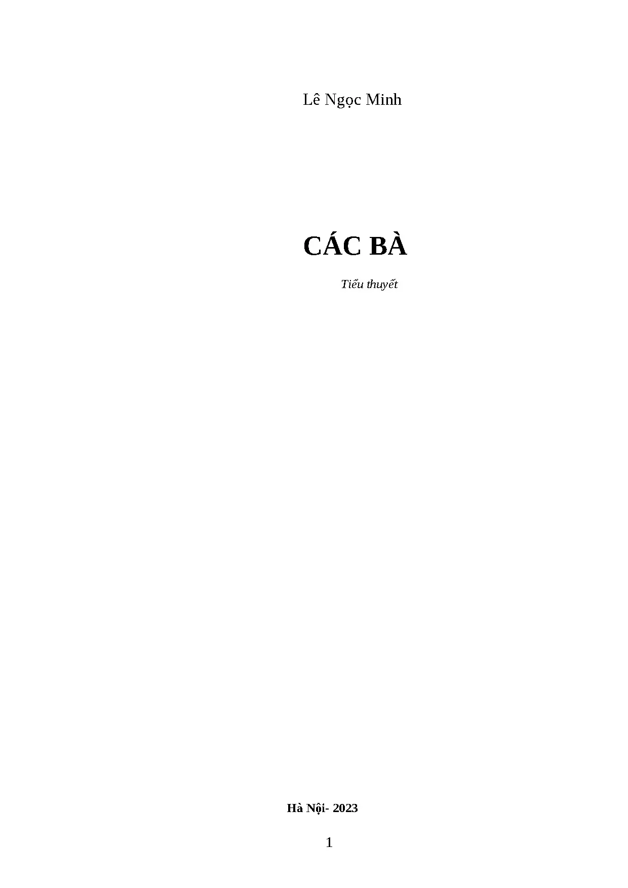 Các bà tt bản cuối