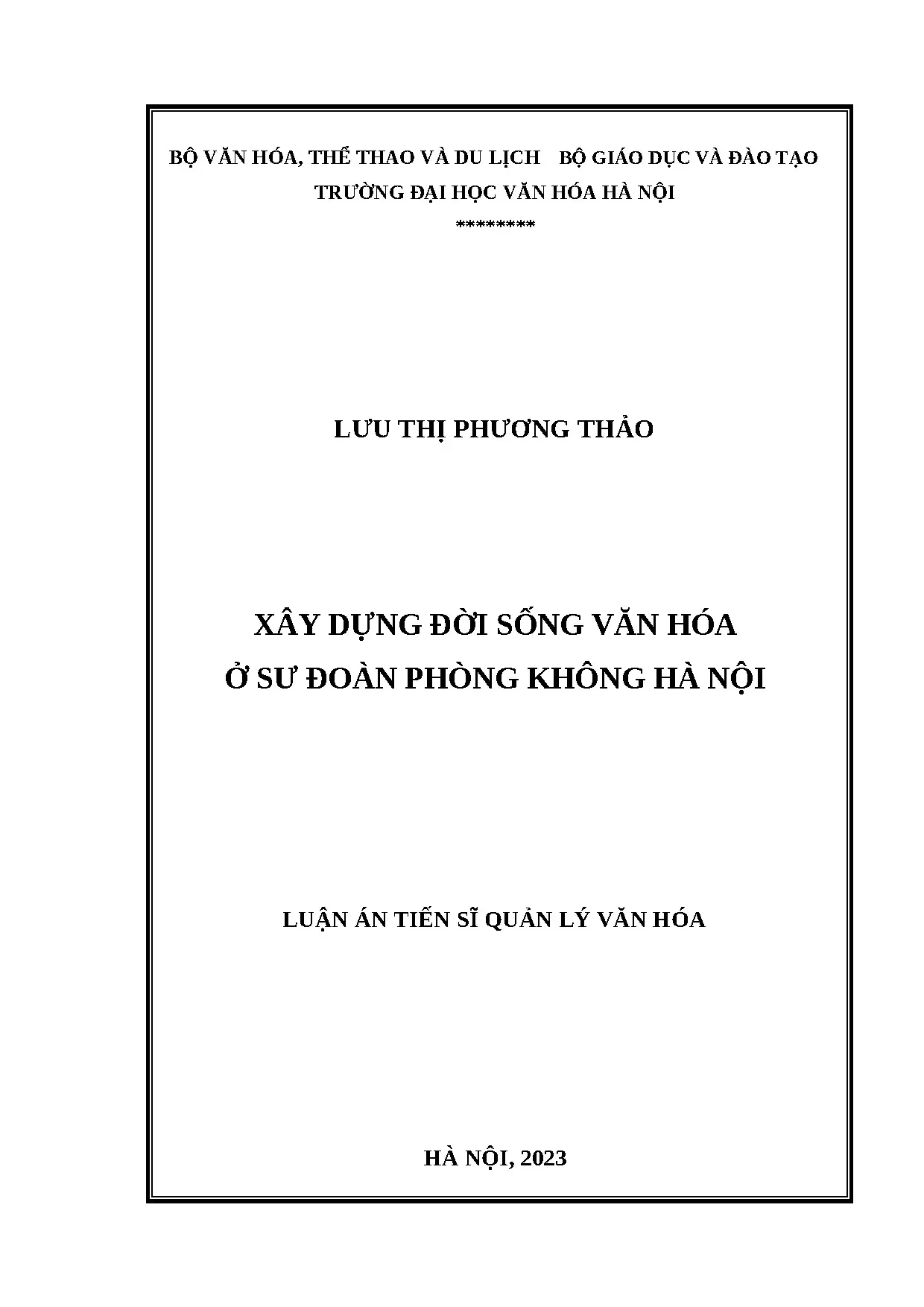 Xây dựng đời sống văn hóa ở sư đoàn phòng không hà nội